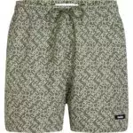 Calvin Klein Pantaloncini da Bagno Medium Drawstring-Print Km0Km01120
