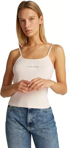 Calvin Klein Canotta Donna Strappy Tank Top Slim Fit