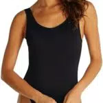 Calvin Klein Costume Intero Donna Modello Scoop Back con Scollo Rotondo