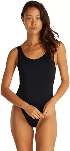 Calvin Klein Costume Intero Donna Modello Scoop Back con Scollo Rotondo