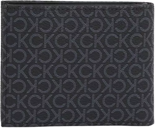 Calvin Klein Borsello Classic Mono Bifold con Stampa Logo