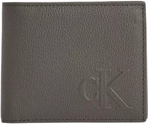 Calvin Klein Borsello Sculpted Impression Bifold in Pelle