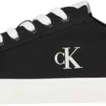Calvin Klein Sneakers Vulcanizzate Uomo in Canvas Profilo Basso