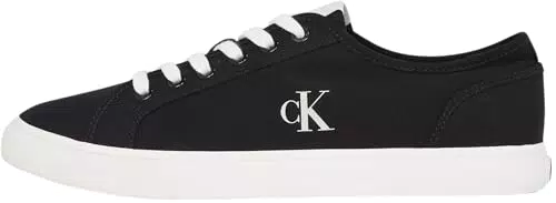 Calvin Klein Sneakers Vulcanizzate Uomo in Canvas Profilo Basso