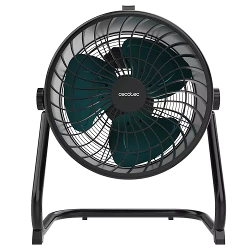 Cecotec Ventilatore da Pavimento Industriale Proindustry Flowcannon 150W 3 Velocità