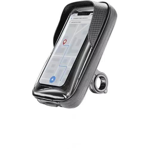 Cellularline Rider Shield Supporto Smartphone Impermeabile da Manubrio per Moto e Bici
