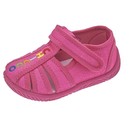 Chicco Pantofole Bambina con Chiusura a Strappo per Asilo e Casa