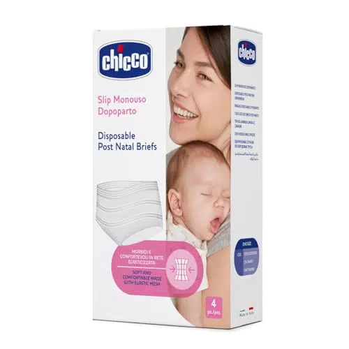 Chicco Slip Monouso Post Parto Assorbenti in Rete Elasticizzata Morbidi