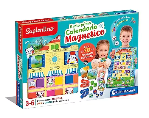 Clementoni Sapientino - Il Mio Primo Calendario Magnetico Educativo per Bambini