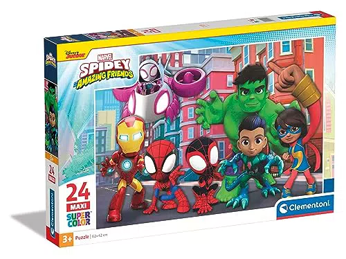 Clementoni Puzzle Marvel Spidey And His Amazing Friends per Bambini 3 Anni
