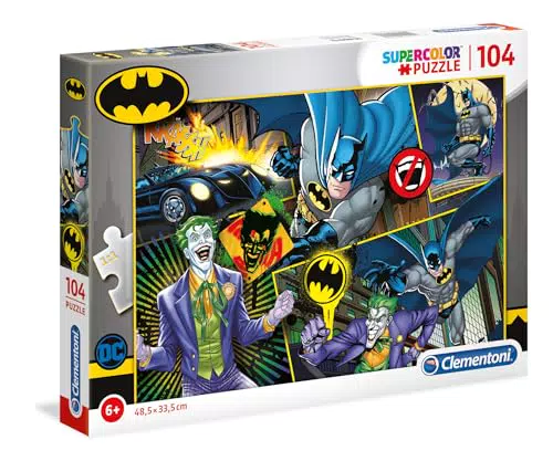 Clementoni Supercolor Puzzle Batman - Gioco educativo per bambini 6+ anni