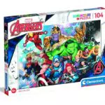 Clementoni Supercolor Puzzle Marvel Avengers - Puzzle per bambini 6+ anni