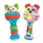 Clementoni Maracas Amici Cuccioli: Sonaglio Interattivo per Bambini 6-36 Mesi