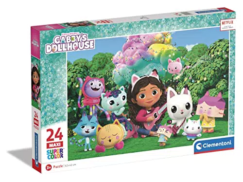 Clementoni Gaby's Dollhouse Puzzle per Bambini 3 Anni, Made in Italy