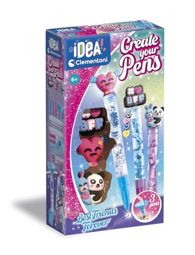 Clementoni Idea Create Your Pens: Laboratorio di Penne Personalizzate per Bambini 6+