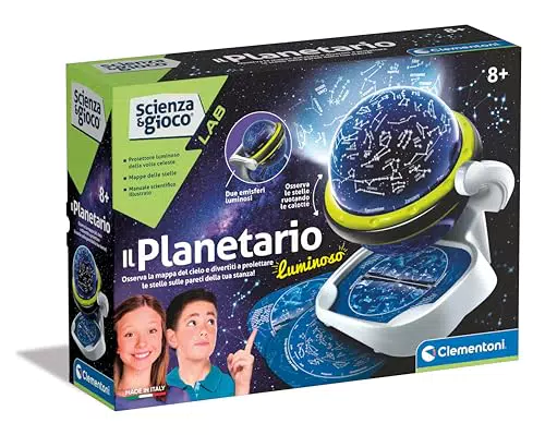 Clementoni Planetario Luminoso - Gioco Scientifico per Bambini 8 Anni