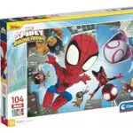 Clementoni Puzzle per Bambini Spidey - Idea Regalo Made in Italy, 62x42 cm