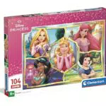 Clementoni Puzzle Disney Princess per Bambini 6+ Anni, Idea Regalo, 25056