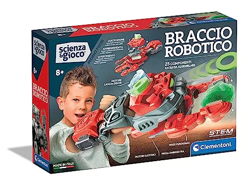 Clementoni Robotica: Braccio Robotico Motorizzato per Bambini 8+ Anni