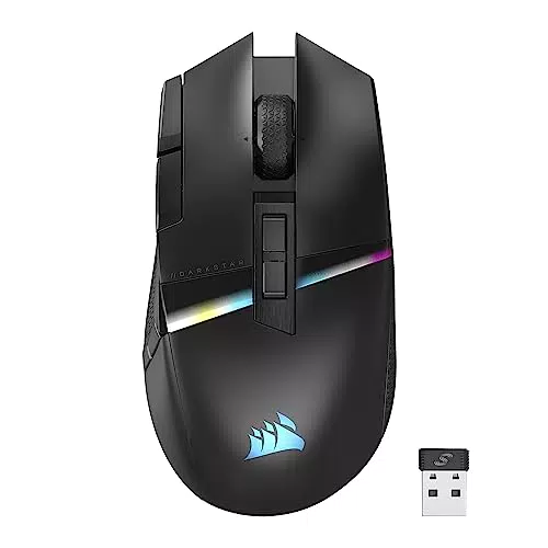 Corsair Darkstar RGB Wireless Mouse da Gioco - 26.000 DPI, 15 Pulsanti Programmabili