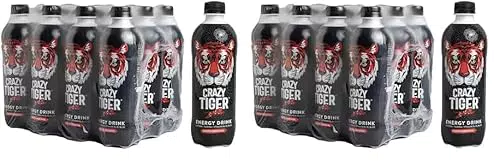 Crazy Tiger Energy Drink Originale - Con Caffeina, Taurina e Vitamine