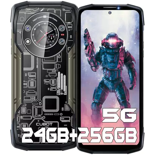 Cubot Kingkong Star Smartphone Rugged 5G Android 13, 24GB+256GB, Doppio Schermo