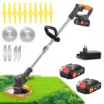 BrandName Decespugliatore A Batteria 21V Regolabile con Maniglia Telescopica