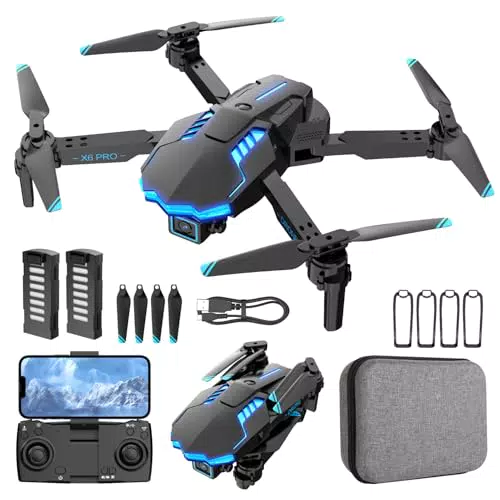 DJI Drone Telecamera 1080P Pieghevole RC Quadcopter per Principianti e Bambini