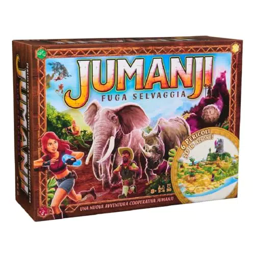 Editrice Giochi Jumanji: Il Gioco da Tavolo Cooperativo per Famiglie 8+ Anni