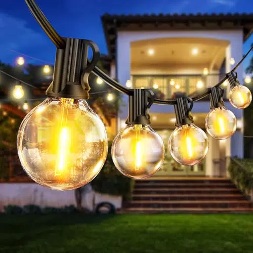 Eisaro Catena Luminosa da Esterno G40LED per Giardino e Decorazioni Festive