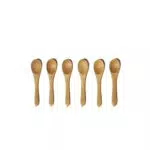 Excelsa Set Cucchiaini da Caffè in Bambù, 9 cm - Eco Living