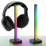 EZDIY-FAB Supporto per Cuffie con Luce LED RGB e 50 Modalità di Colore