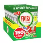 Fairy Platinum Plus Detersivo Lavastoviglie con Tecnologia Anti-Opaco