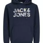 Jack & Jones Felpa con Cappuccio Uomo Bryan Corp Logo