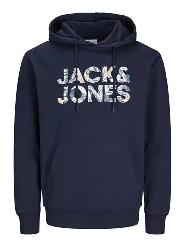 Jack & Jones Felpa con Cappuccio Uomo Bryan Corp Logo