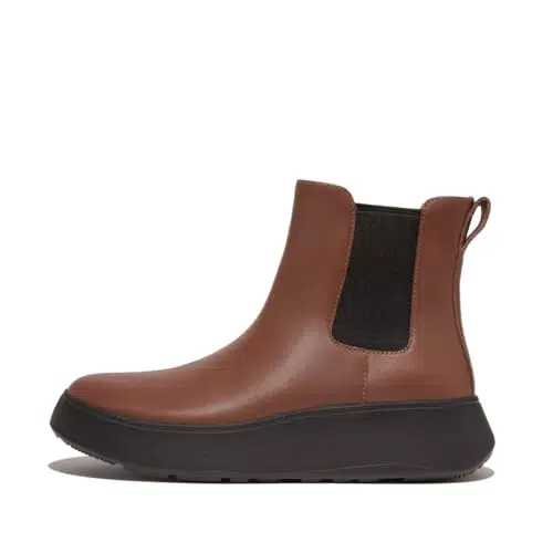 Fitflop F-Mode Leather Flatform Chelsea Boots Donna