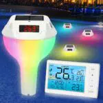 Formizon Termometro Piscina Solare Luminoso con Display e Corda
