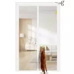Fowong Zanzariera Magnetica Regolabile per Porta del Balcone con Magneti Rinforzati