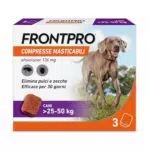 Frontpro Antiparassitario Masticabile per Cani, Protezione da Pulci e Zecche
