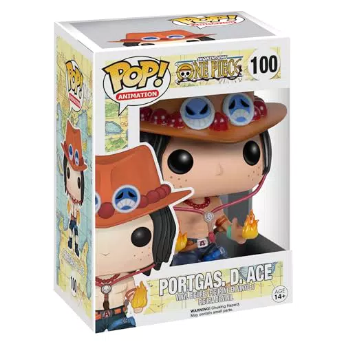 Funko Pop! Portgas D. Ace - Figura in Vinile da Collezione per Fan degli Anime