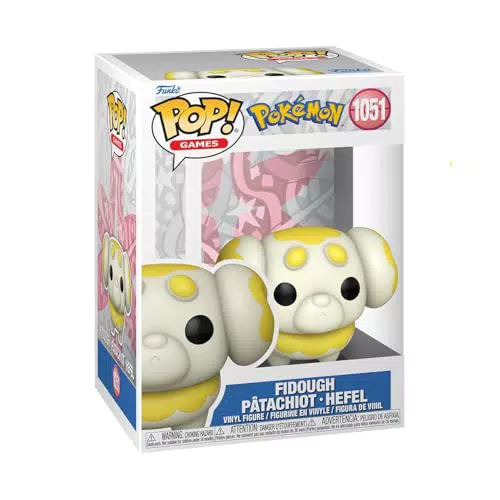 Funko Pop! Pokemon Fidough - Figura da Collezione per Fans e Collezionisti