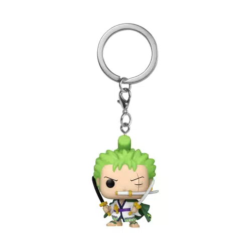 Funko Pop! Keychain Roronoa Zoro - Mini Figura in Vinile da Collezione Ufficiale