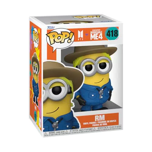 Funko Pop! Rocks Minions X BTS RM - Figura in Vinile da Collezione Ufficiale