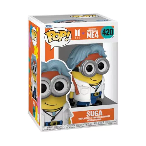 Funko Pop! Suga - Minions X BTS - Figura in Vinile da Collezione Ufficiale