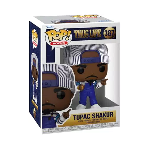 Funko POP! Tupac 90's - Figura da Collezione per Appassionati di Musica