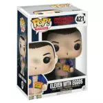 Funko Pop! Stranger Things - Figura in Vinile di Undici con Eggos - Merchandising Ufficiale