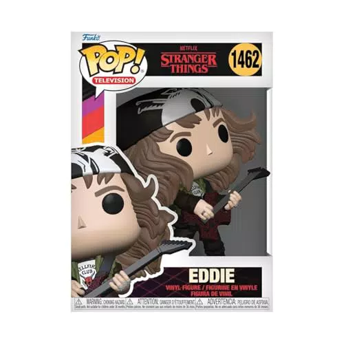 Funko Pop! Stranger Things - Hunter Eddie Figura in Vinile da Collezione