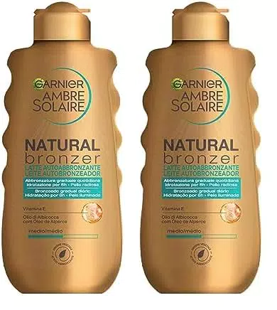 Garnier Latte Autoabbronzante Natural Bronzer, Per un'Abbronzatura Uniforme e Naturale
