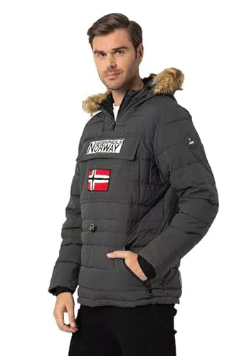 Geographical Norway Parka da Uomo - Modello Coconut