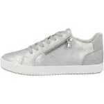 Geox D Blomiee A, Sneakers Donna, Argento